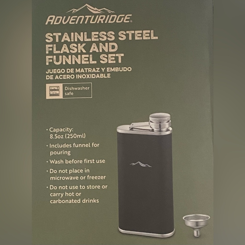 NWT…CONTIGO BLACK TUMBLR AND ADVENTURIDGE FLASK SET - Picture 14 of 16
